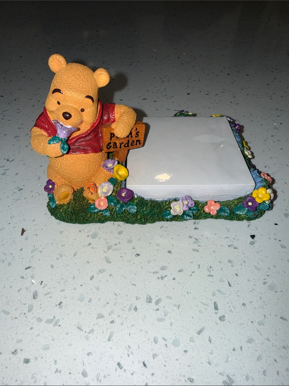 Vintage Disney Winnie the Pooh note pad holder